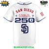 San Diego Padres 250th USA Of American Baseball Jersey 3