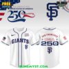 San Francisco Giants 250th USA Of American Baseball Jersey 1