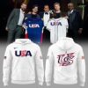 USA Baseball Team 2026 World Baseball Classic White Hoodie Collection 2