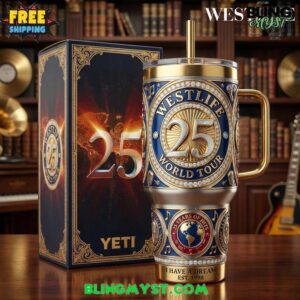 Westlife 25th Anniversary World Tour Limited Edition Stanley Tumbler Cup