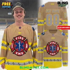 Biloxi Breakers Firefighter 2026 Uniform Hockey Jersey