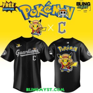 Cleveland Guardians x Pokemon x Onepiece Limited Edition Baseball Jersey