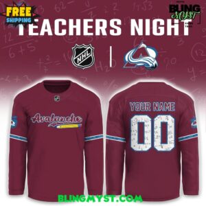 Colorado Avalanche Fourth Wings Night NHL Hockey Jersey
