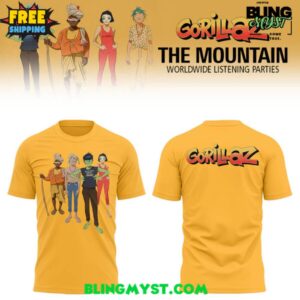 Gorillaz The Mountain 2026 T-Shirt Collection