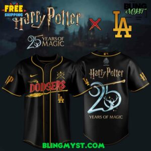 Los Angeles Dodgers x Harry Potter 25 Years Of Magic Baseball Jersey