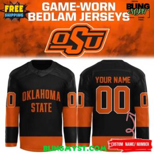 OSU Cowboy Hockey Bedlam 2026 Special Edition Hockey Jersey