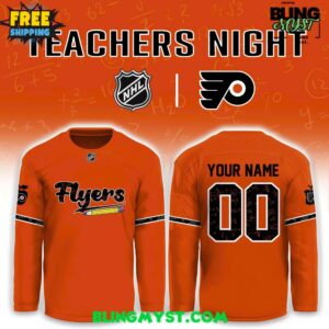 Philadelphia Flyers Teacher Appreciation Night NHL Hockey Jersey