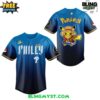 Philadelphia Phillies x Pokemon x Onepiece Limited Edition Baseball Jersey 2