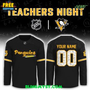 Pittsburgh Penguins Teacher Appreciation Night NHL Hockey Jersey